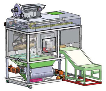 Small package automatic unpacking