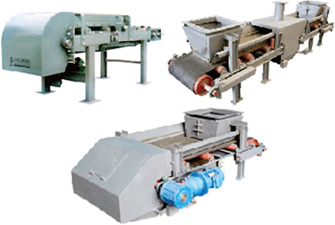 Weighing rubber belt feeder