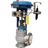 Quick-exchange angle type control valve