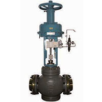 Double-guided control valve