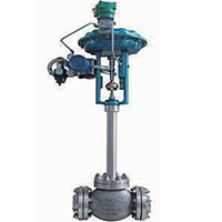 Low temperature single seat control valve